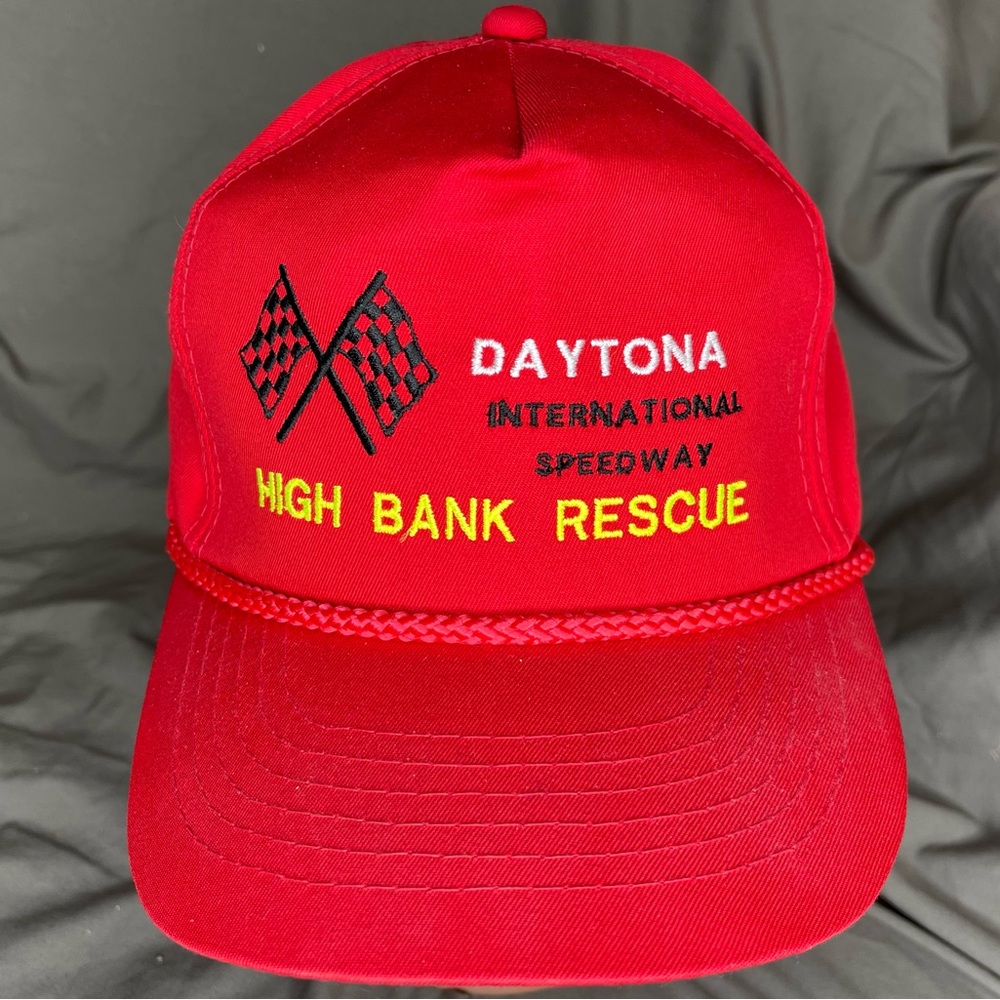 Rare Vintage Daytona International Speedway High Bank Rescue Crew Member Cap